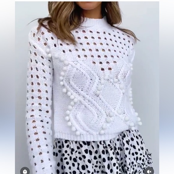 NWOT Petal & Pup Knit Top white - Picture 7 of 12